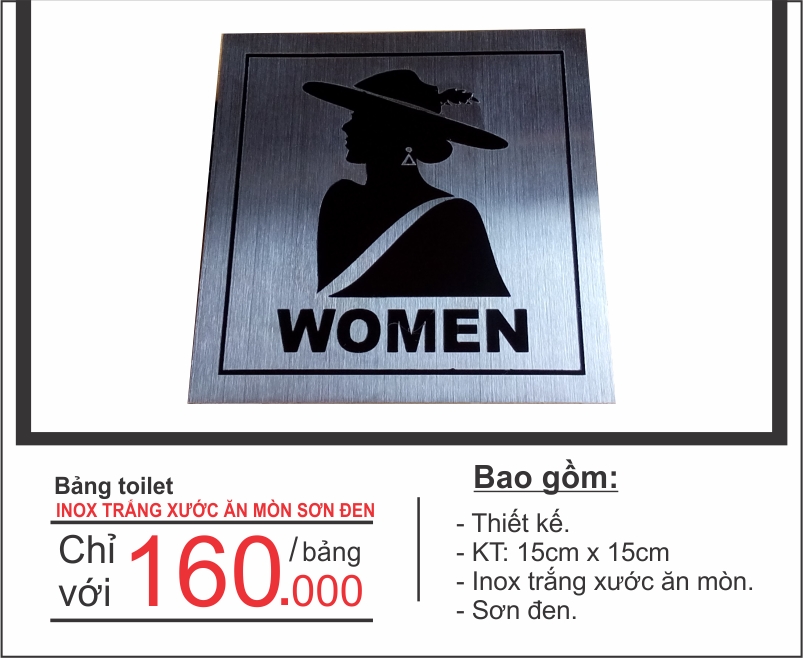 bang inox toilet an mon