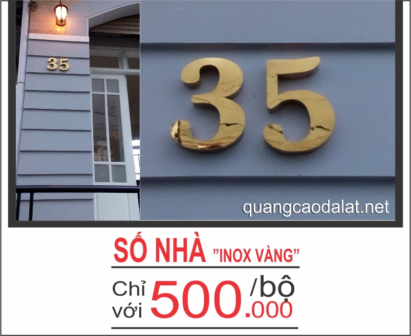 so nha inox vang